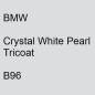 Preview: BMW, Crystal White Pearl Tricoat, B96.